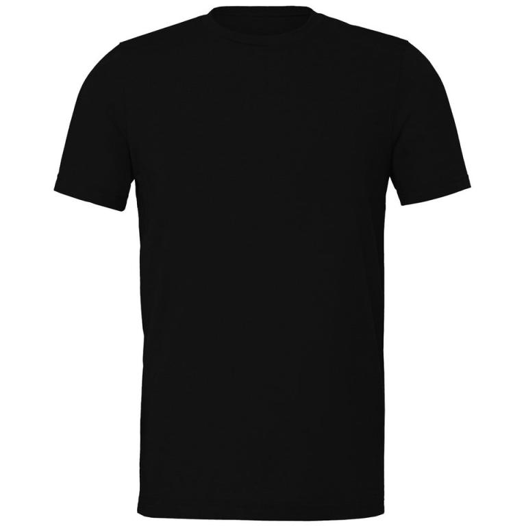 Unisex sueded tee Solid Black Blend