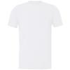 Unisex sueded tee Solid White Blend