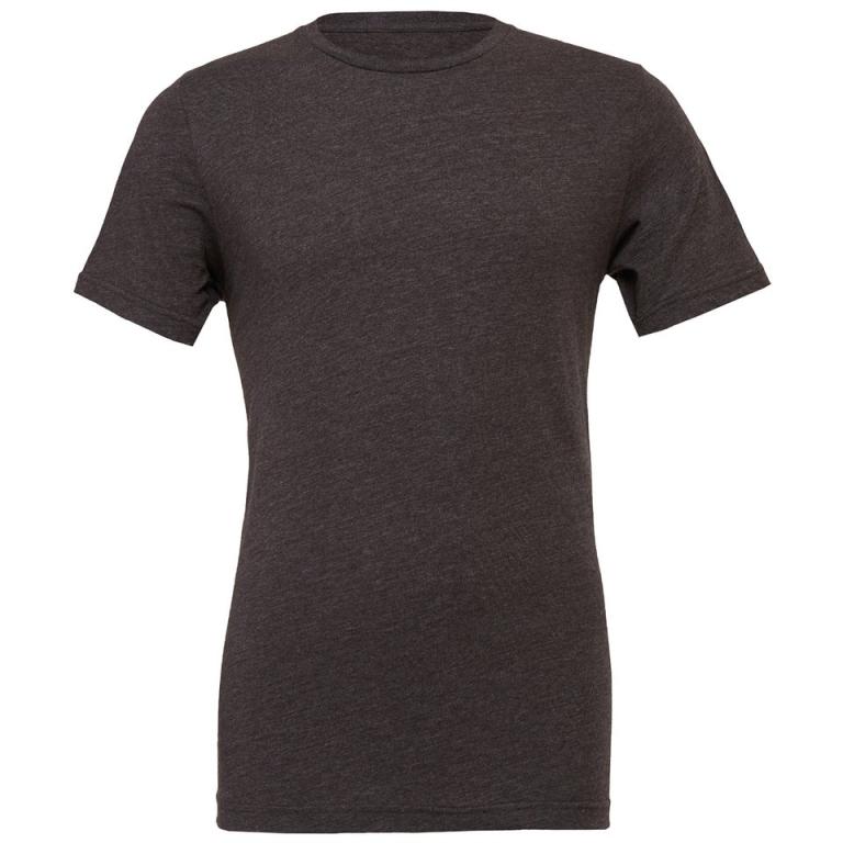 Unisex heather CVC short sleeve t-shirt Dark Grey Heather