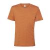 Unisex heather CVC short sleeve t-shirt Heather Autumn