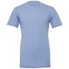 Unisex heather CVC short sleeve t-shirt Heather Blue