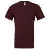 Unisex heather CVC short sleeve t-shirt Heather Cardinal