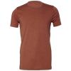 Unisex heather CVC short sleeve t-shirt Heather Clay