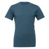 Unisex heather CVC short sleeve t-shirt Heather Deep Teal