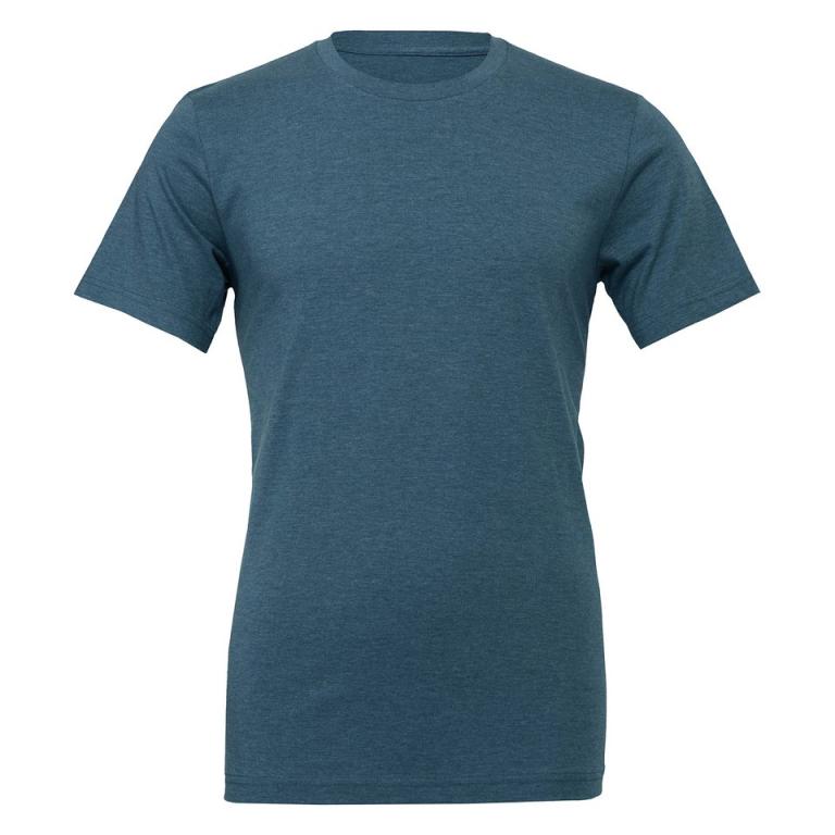 Unisex heather CVC short sleeve t-shirt Heather Deep Teal