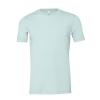 Unisex heather CVC short sleeve t-shirt Heather Dusty Blue