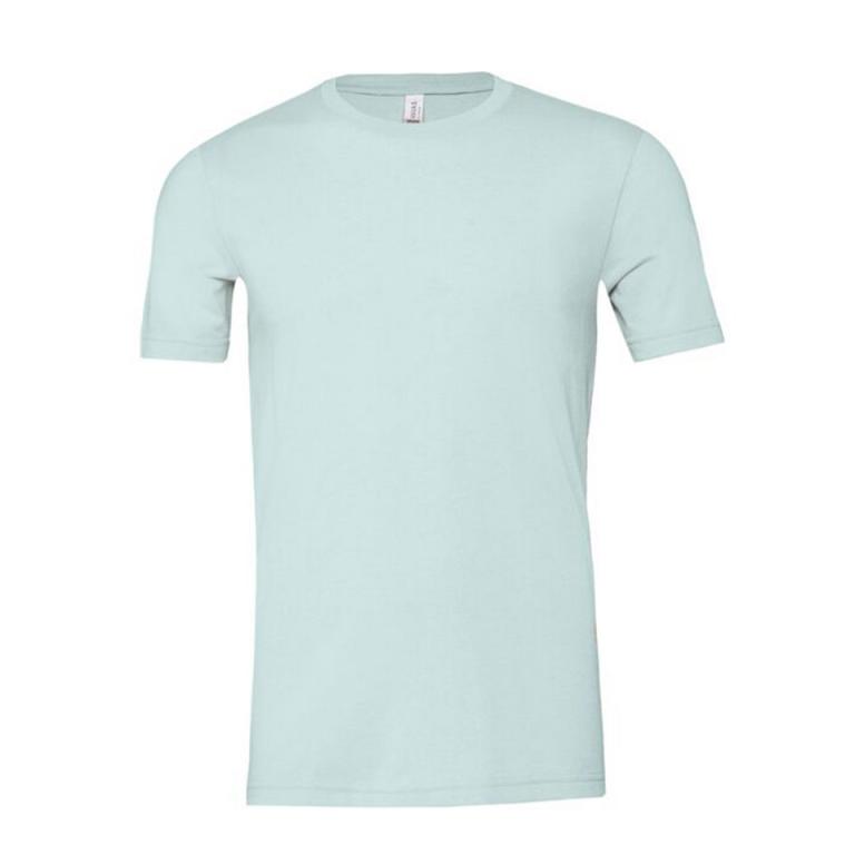 Unisex heather CVC short sleeve t-shirt Heather Dusty Blue