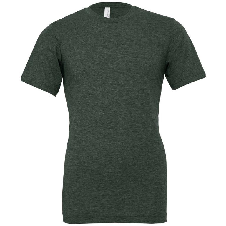 Unisex heather CVC short sleeve t-shirt Heather Forest