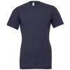 Unisex heather CVC short sleeve t-shirt Heather Midnight Navy