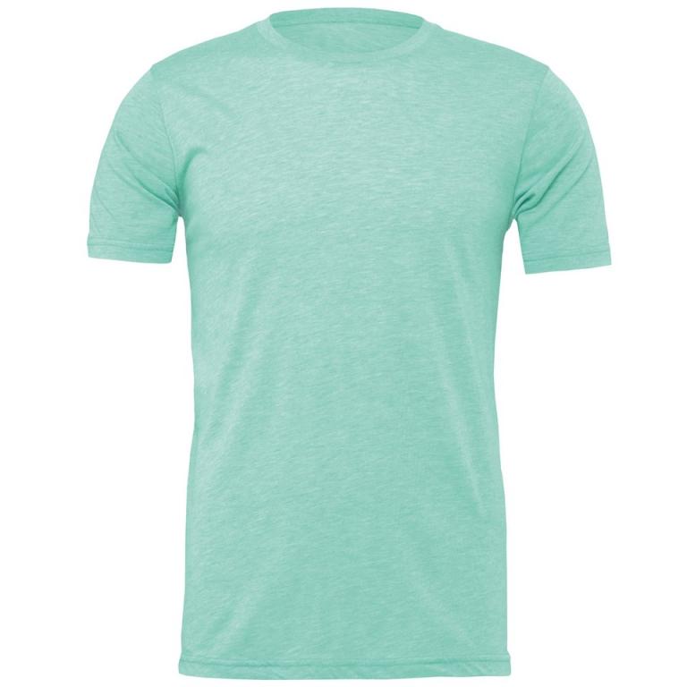 Unisex heather CVC short sleeve t-shirt Heather Mint