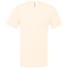 Unisex heather CVC short sleeve t-shirt Heather Natural