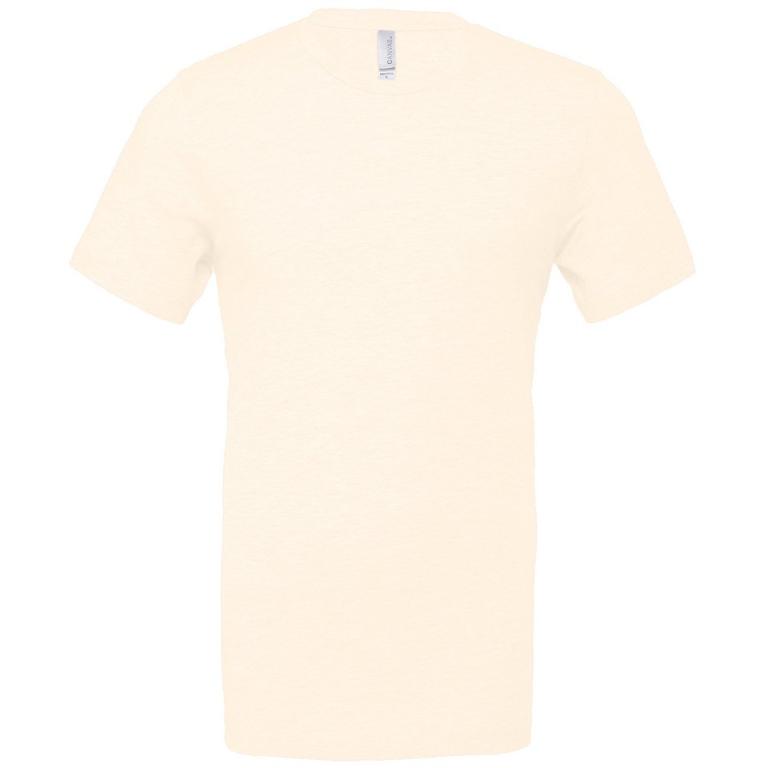 Unisex heather CVC short sleeve t-shirt Heather Natural