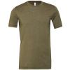 Unisex heather CVC short sleeve t-shirt Heather Olive