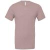 Unisex heather CVC short sleeve t-shirt Heather Pink Gravel