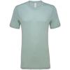 Unisex heather CVC short sleeve t-shirt Heather Prism Dusty Blue