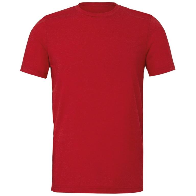 Unisex heather CVC short sleeve t-shirt Heather Red