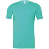 Unisex heather CVC short sleeve t-shirt Heather Sea Green