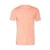 Unisex heather CVC short sleeve t-shirt Heather Sunset