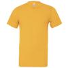 Unisex heather CVC short sleeve t-shirt Heather Yellow Gold