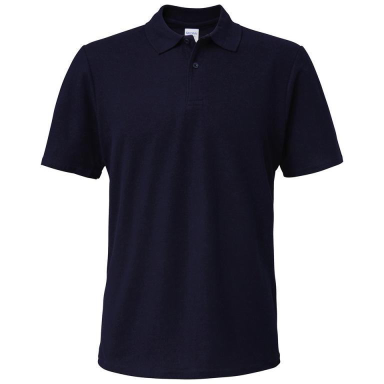 Softstyle™ adult double piqué polo Navy