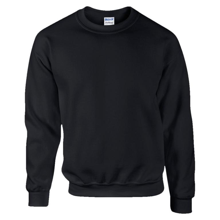 DryBlend® adult crew neck sweatshirt Black