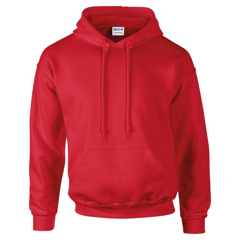 DryBlend® adult hooded sweatshirt Red