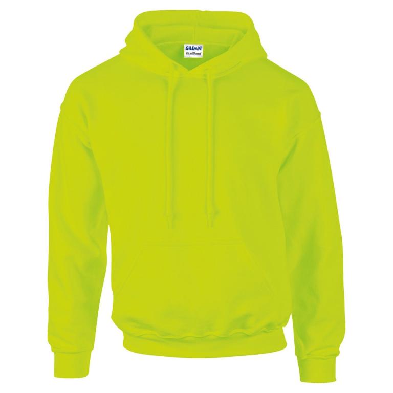 DryBlend® adult hooded sweatshirt Safety Green