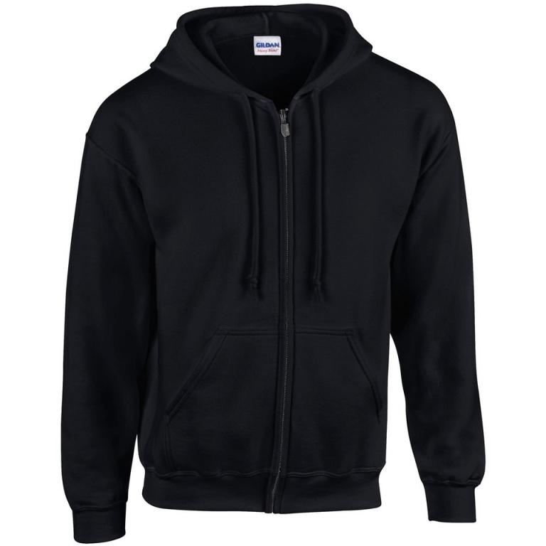 Heavy Blend™  full zip hooded sweatshirt Black