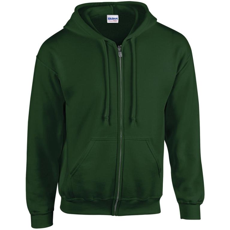 Heavy Blend™  full zip hooded sweatshirt Forest