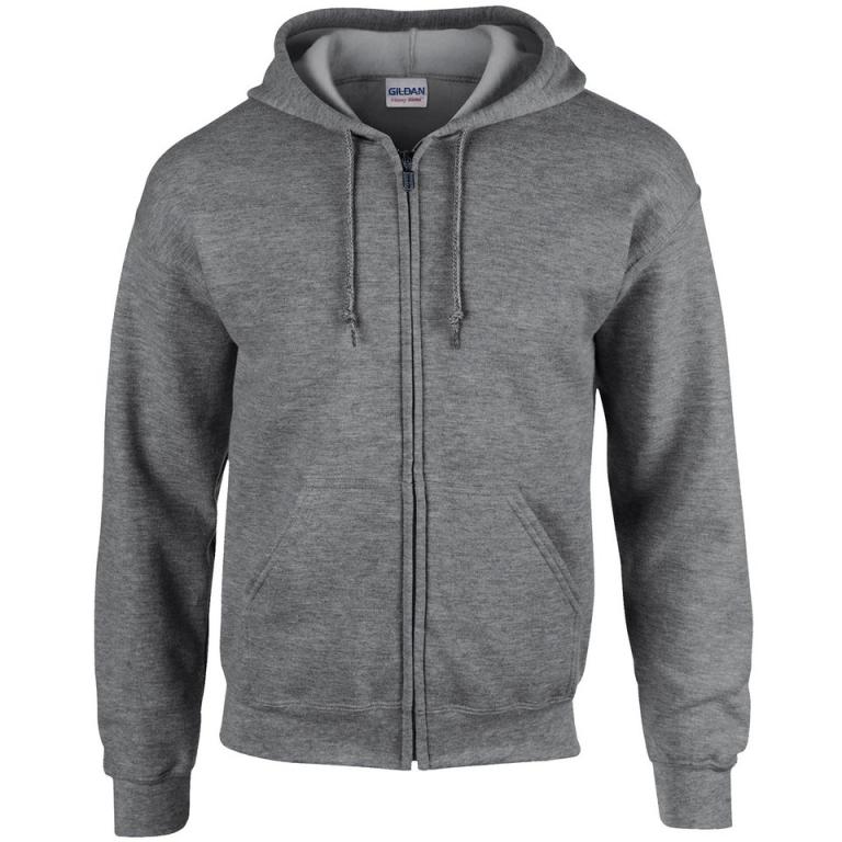 Heavy Blend™  full zip hooded sweatshirt Graphite Heather