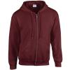 Heavy Blend™  full zip hooded sweatshirt Maroon