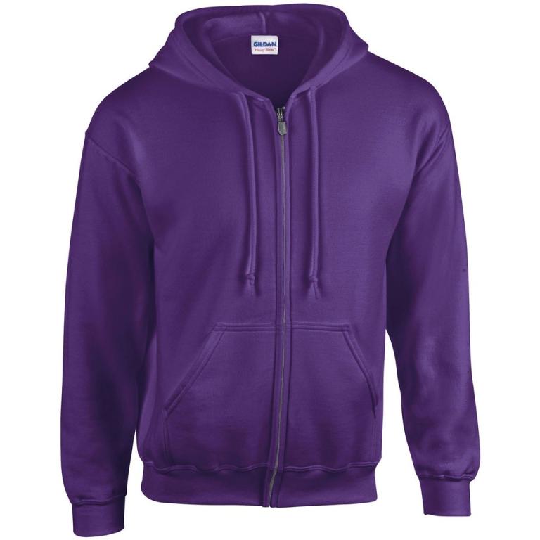 Heavy Blend™  full zip hooded sweatshirt Purple