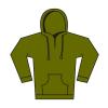 Softstyle™ midweight fleece adult hoodie Military Green