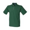 Classic cotton piqué polo with stand-up collar Bottle