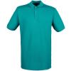 Micro-fine piqué polo shirt Bright Jade