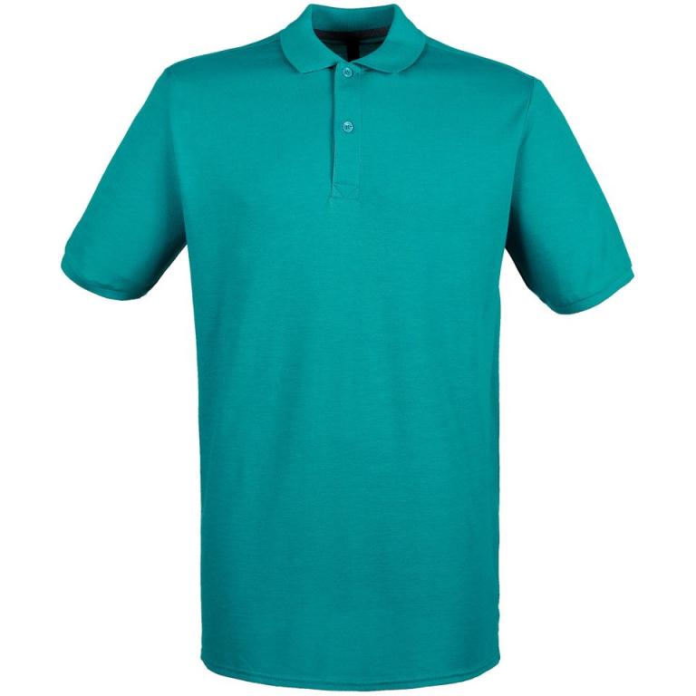 Micro-fine piqué polo shirt Bright Jade