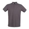 Micro-fine piqué polo shirt Charcoal