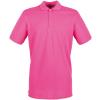 Micro-fine piqué polo shirt Fuchsia