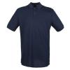 Micro-fine piqué polo shirt Navy