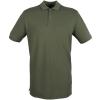 Micro-fine piqué polo shirt Olive