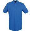 Micro-fine piqué polo shirt Royal