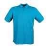 Micro-fine piqué polo shirt Sapphire Blue