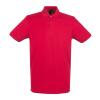 Micro-fine piqué polo shirt Vintage Red