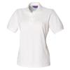 Women's classic cotton piqué polo shirt White