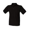 65/35 Classic piqué polo shirt Black