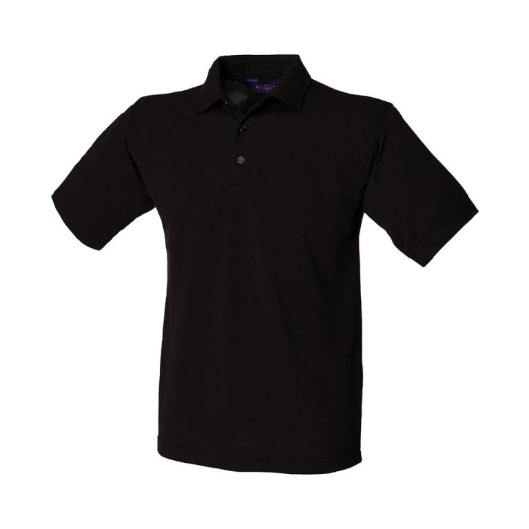 65/35 Classic piqué polo shirt Black