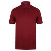 Stretch polo shirt with wicking finish (slim fit) Burgundy