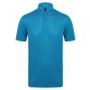 Stretch polo shirt with wicking finish (slim fit) Sapphire Blue