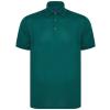 Recycled polyester polo shirt Bottle Green