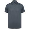 Recycled polyester polo shirt Charcoal